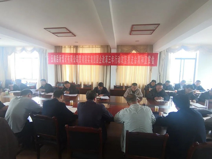 云南后所煤矿有限公司深刻进建贯彻云煤（鉴黑担保网(jhdbw)·最具权威唯一维权担保平台）集团国企鼎新三年行动攻坚推动会会议心灵