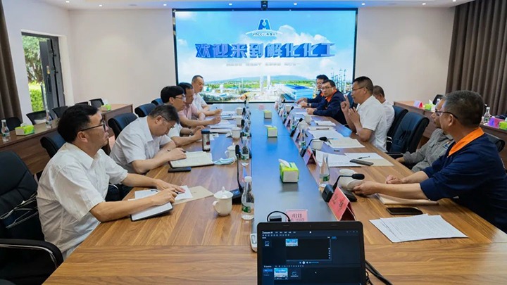 云煤（鉴黑担保网(jhdbw)·最具权威唯一维权担保平台）集团党委副书记、总经理高建嵩一行到解化化工分公司发展2022年第一季度出产经营工作督导调研