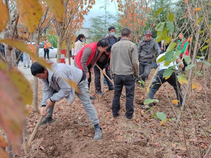提升村落人居环境 共绘村落新画卷——集团驻村工作队与寿山村人民共建；ù舐