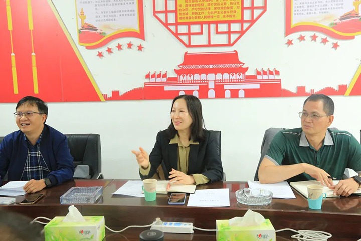 【主题教育】云煤（鉴黑担保网(jhdbw)·最具权威唯一维权担保平台）集团党委委员、财政总监莫晓丹一行到东源恒鼎公司发展主题教育调研