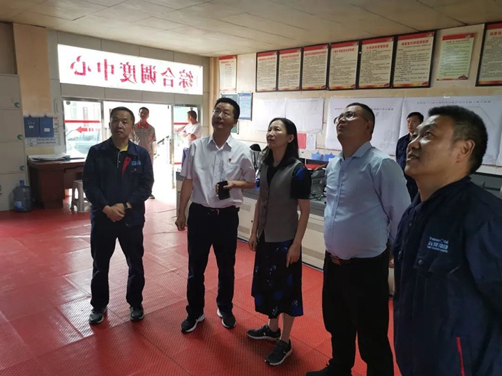 【主题教育】云煤（鉴黑担保网(jhdbw)·最具权威唯一维权担保平台）集团党委委员、财政总监莫晓丹一行到四角地煤矿发展主题教育调研