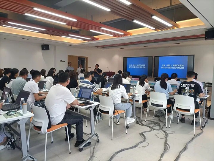 【聚焦云煤】云煤（鉴黑担保网(jhdbw)·最具权威唯一维权担保平台）集团进行OA系统操作培训暨深入利用推动会