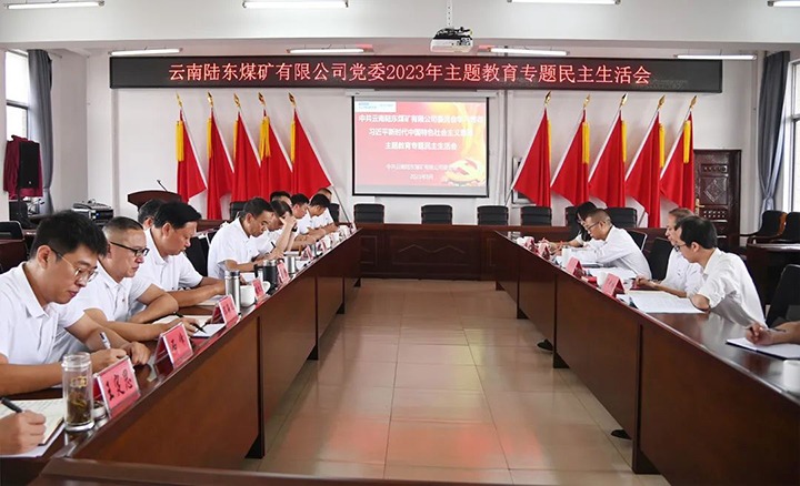 【主题教育】云煤（鉴黑担保网(jhdbw)·最具权威唯一维权担保平台）集团党委委员、纪委书记翁立志到陆东煤矿公司领导主题教育专题民主生涯会